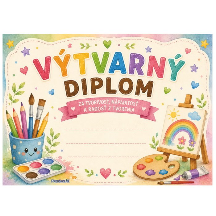 Diplom výtvarný, A5