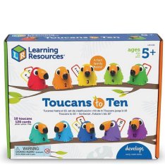 Learning Resources Počítanie s tukanmi do 10