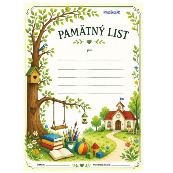 List na pamiatku, A5
