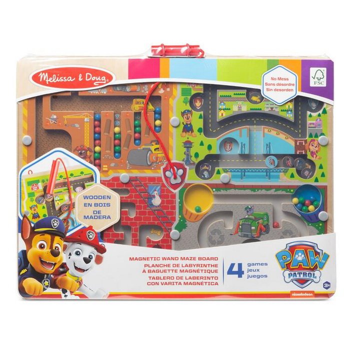 Melissa & Doug Magnetické bludisko Labková patrola, 4v1