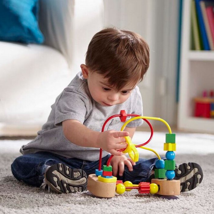 Melissa & Doug Motorické korálkové bludisko pre najmenších