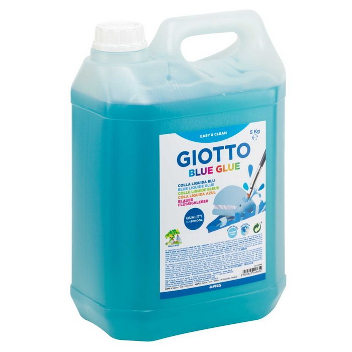 Giotto Školské tekuté lepidlo modré, kanister 5l