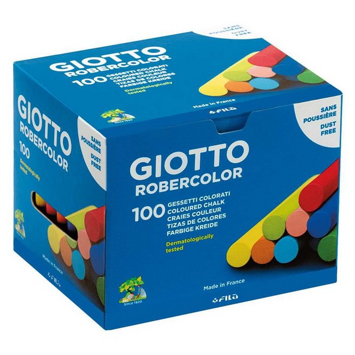 Giotto Robercolor kriedy bezprašné farebné, 100 ks