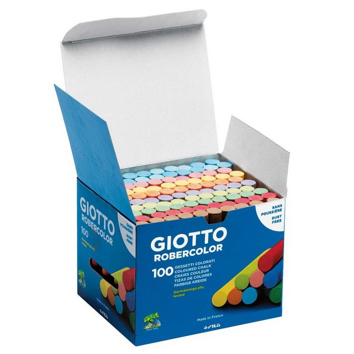 Giotto Robercolor kriedy bezprašné farebné, 100 ks