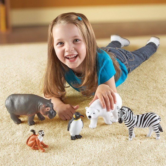 Learning Resources Figúrky zvierat zo ZOO, 5 ks