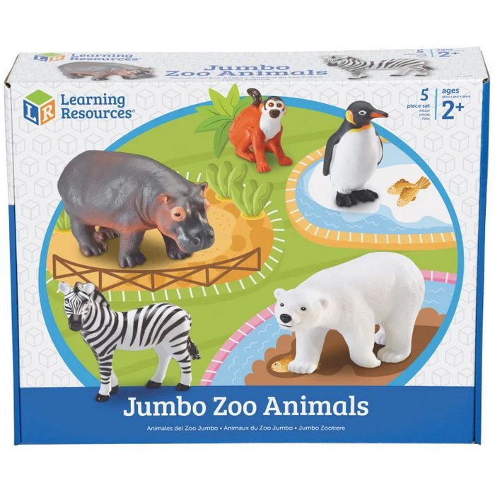 Learning Resources Figúrky zvierat zo ZOO, 5 ks