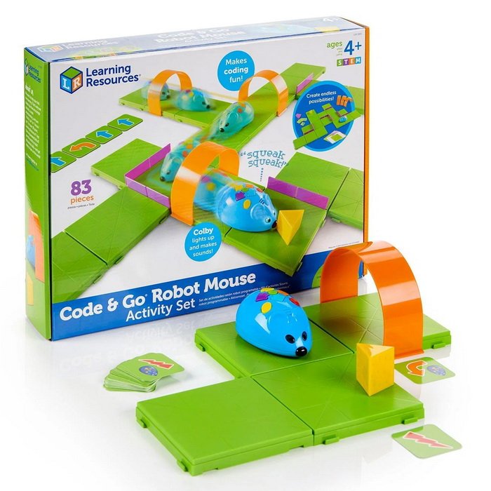 Learning Resources Kódovanie - Robotická myška Code & Go