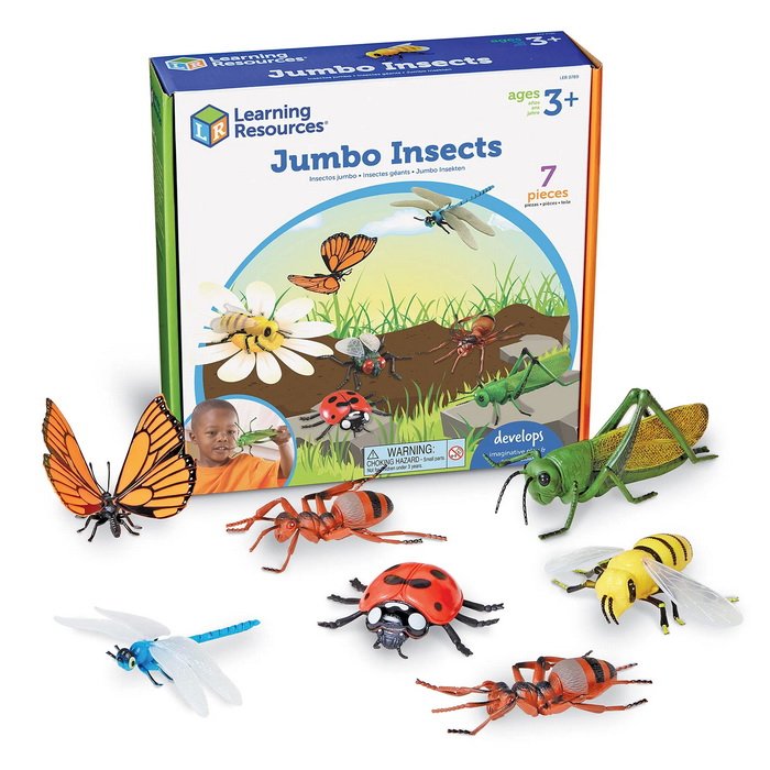 Learning Resources Veľké figúrky hmyzu, 7 ks