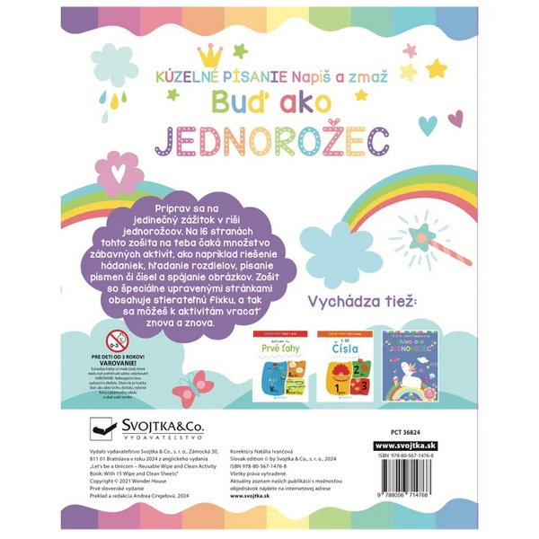Buď ako jednorožec - napíš a zmaž