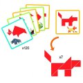 Djeco Sologic Tangram, 125 zadaní