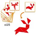 Djeco Sologic Tangram, 125 zadaní