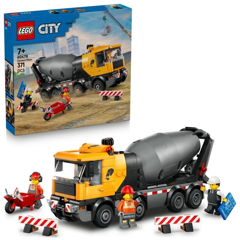 Lego City 60478 Domiešavač, 371 ks