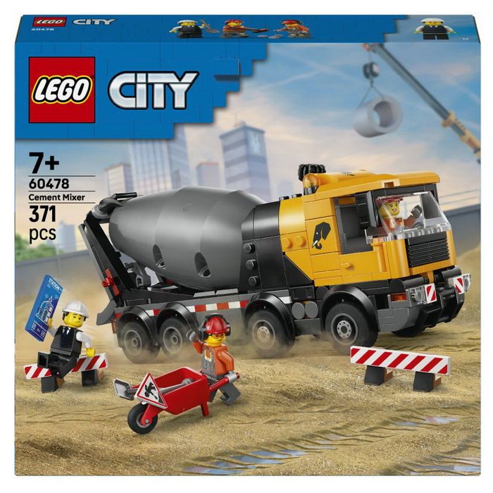 Lego City 60478 Domiešavač, 371 ks
