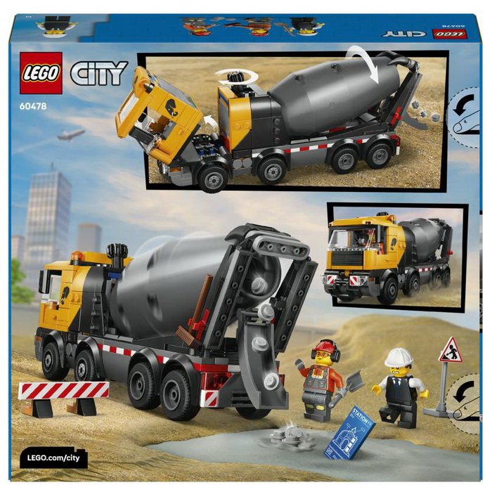 Lego City 60478 Domiešavač, 371 ks
