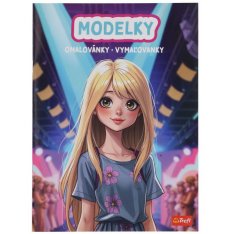 Trefl Vymaľovanky Modelky, 24 strán