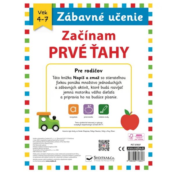 Začínam prvé ťahy so zmazateľnou fixkou, 56 strán