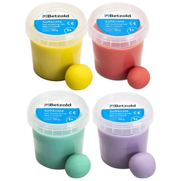 Betzold Mäkká modelína 4 x 150 g
