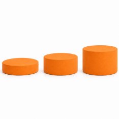 Betzold Okrúhla taburetka, oranžová