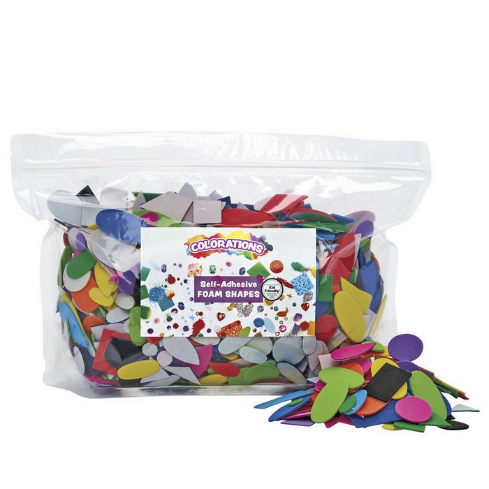Betzold Samolepiace tvary z moosgummi, 1000 ks