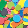 Betzold Samolepiace tvary z moosgummi, 1000 ks