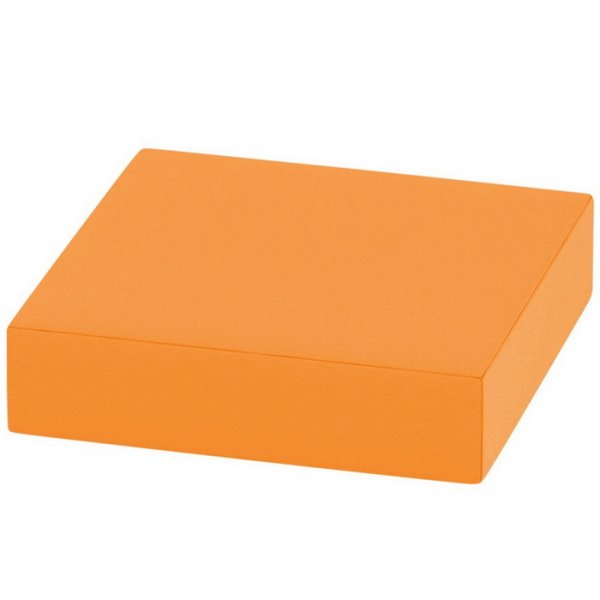 Betzold Štvorcová taburetka, oranžová