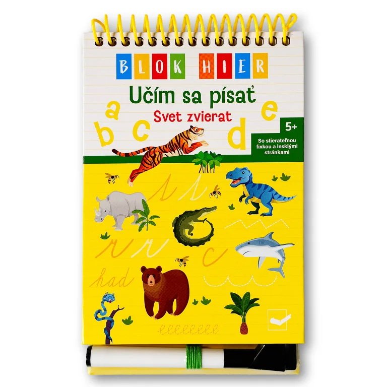 Blok hier Učím sa písať Svet zvierat