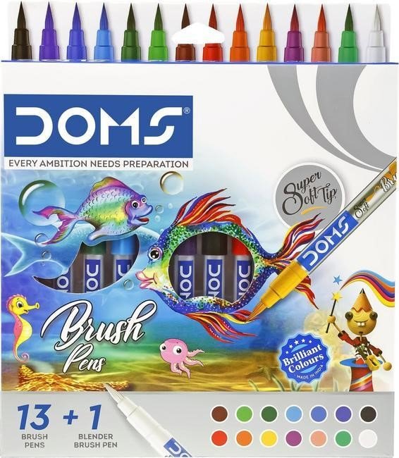 Doms Štetcové fixky, 14 ks