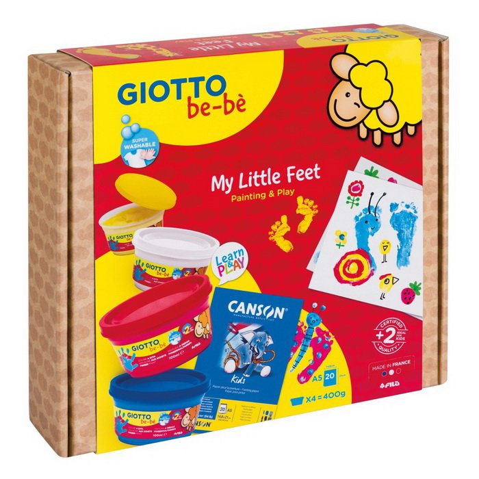 Giotto Be-Be Kreatívna sada na odtlačky ručičiek a nožičiek