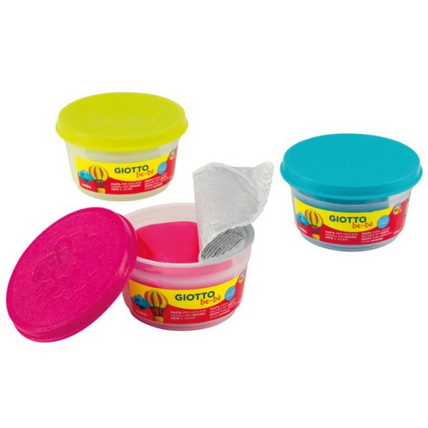 Giotto Be-Be Mäkká modelovacia hmota s trblietkami, 3 x 100 g