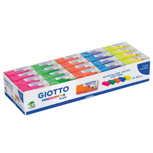 Giotto Mini guma fluorescenčná, 1 ks