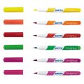 Giotto Turbo Soft Brush štetcové fixky fluorescenčné, 6 ks