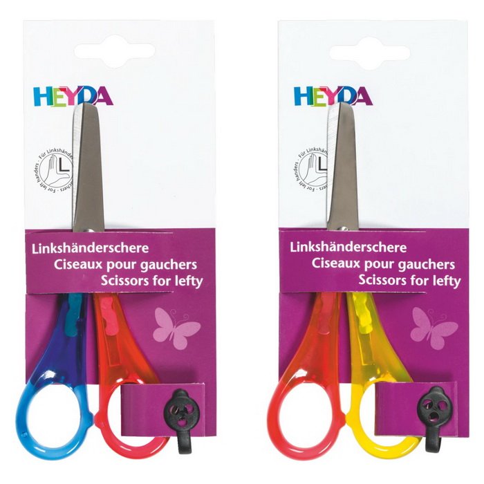 Heyda Nožnice zaoblené pre ľaváka, 13 cm