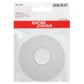 Knorr Obojstranná lepiaca páska biela,  12 mm x 2 m