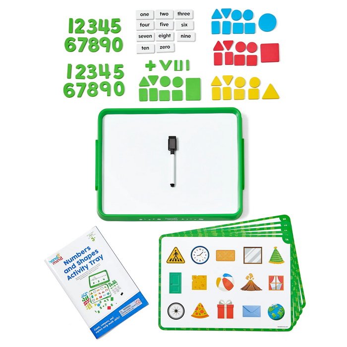 Learning Resources Magnetická tácka aktivít Čísla a tvary