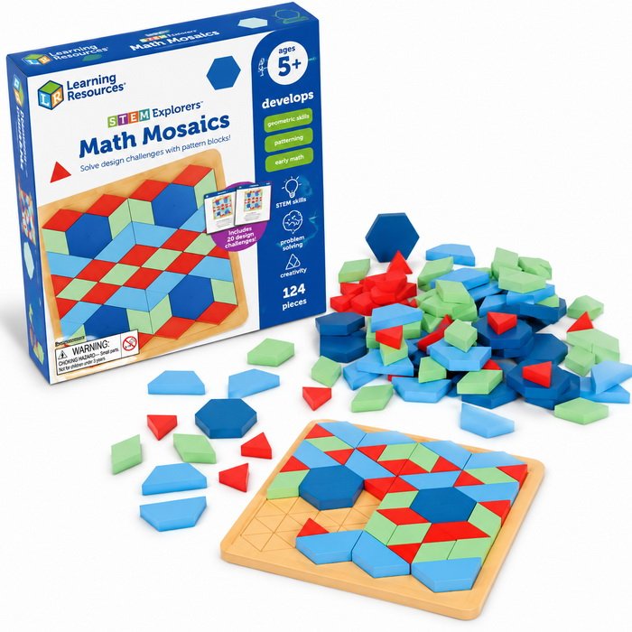 Learning Resources Matematická mozaika, 146 dielikov