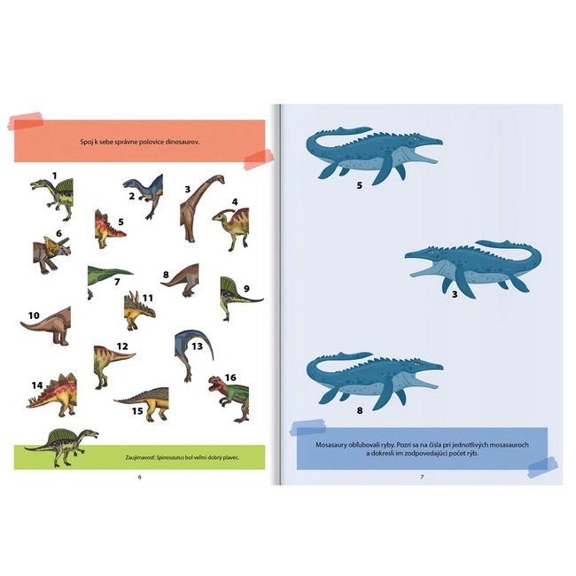 Zábavné hry Dinosaury 7+