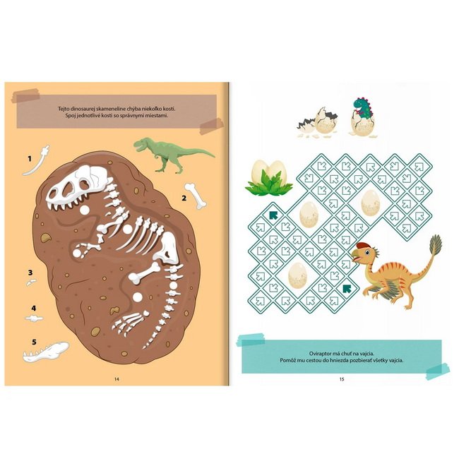 Zábavné hry Dinosaury 7+